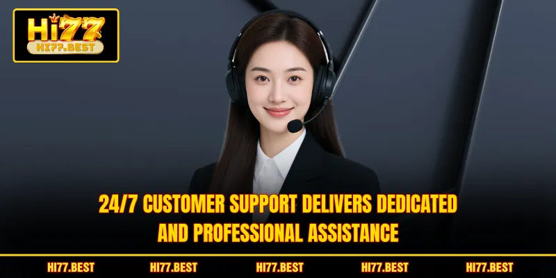 24/7 customer support delivers dedicated and professional assistance