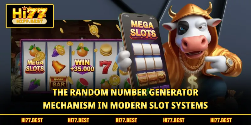 The random number generator mechanism in modern slot systems